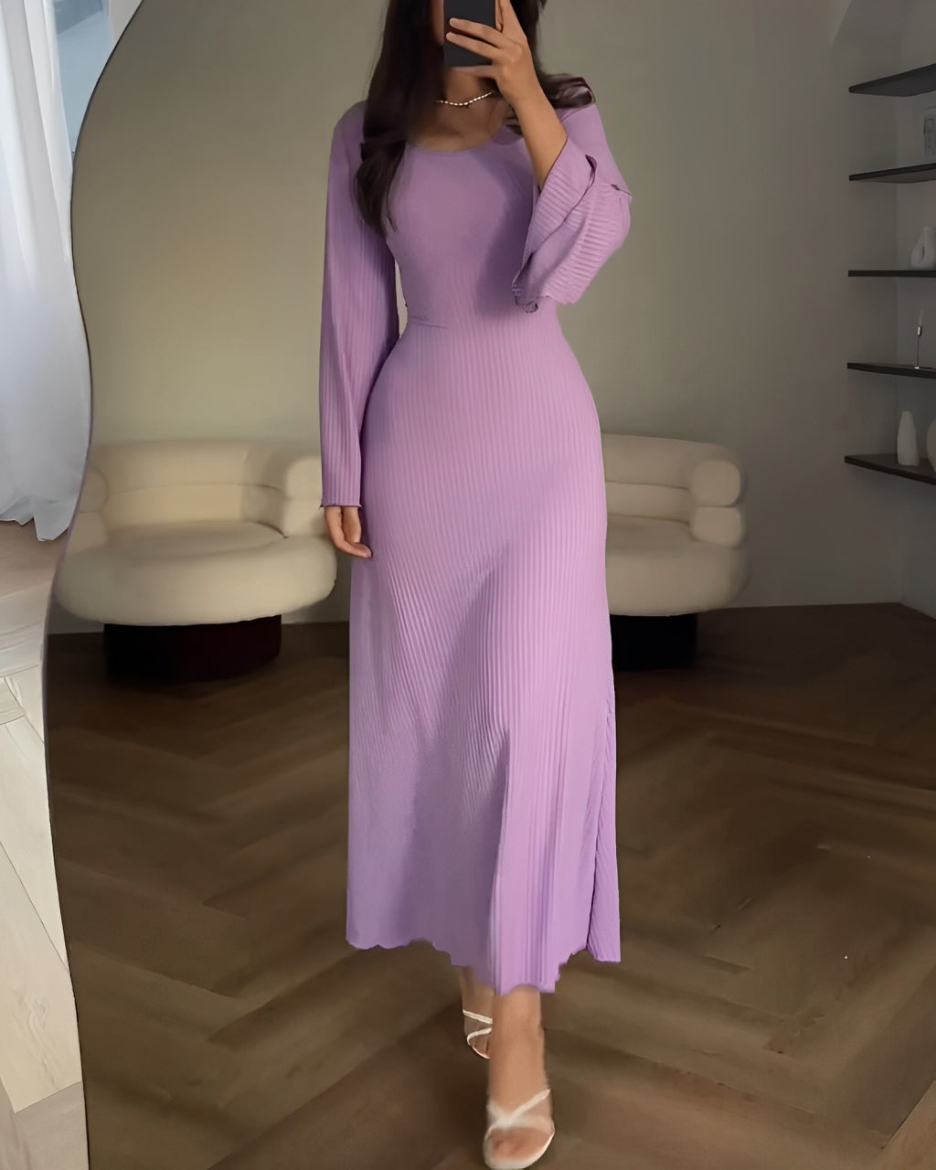 OLIVIA™ | Elegante Gebreide Maxi Jurk