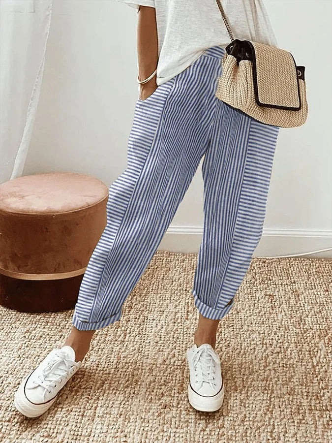 LAYLA™ | Gestreepte Broek