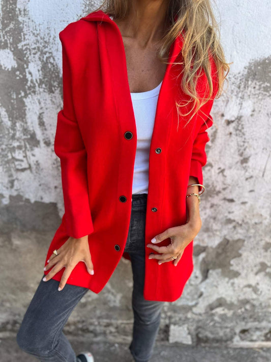 SANNE™ | Casual Blazer Met Capuchon