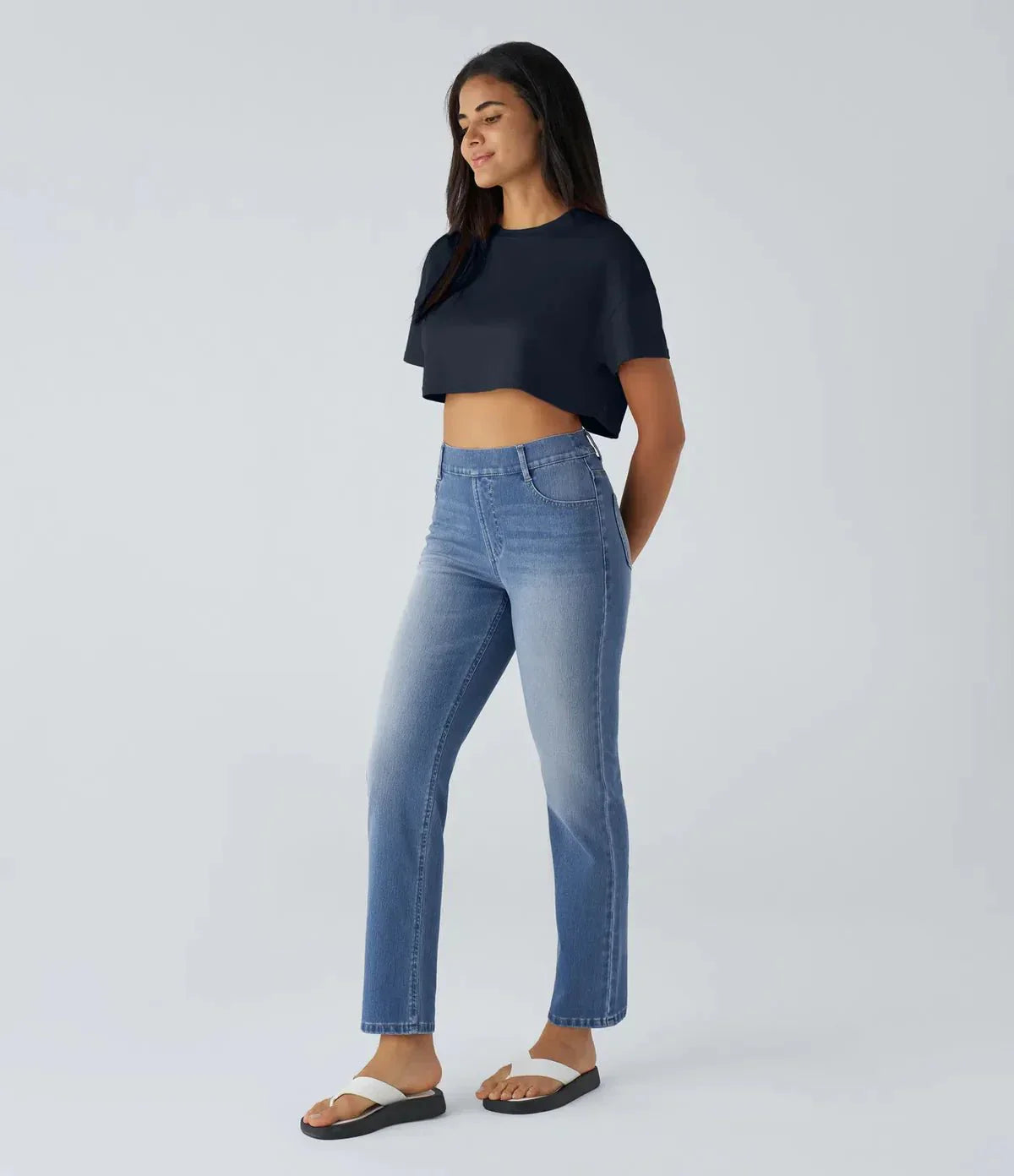 ComfortFit™ | Stretchbroek met Hoge Taille