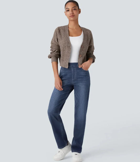 ComfortFit™ | Stretchbroek met Hoge Taille