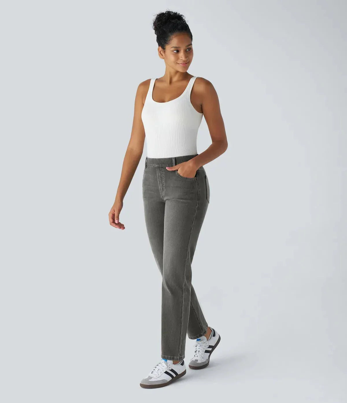 ComfortFit™ | Stretchbroek met Hoge Taille