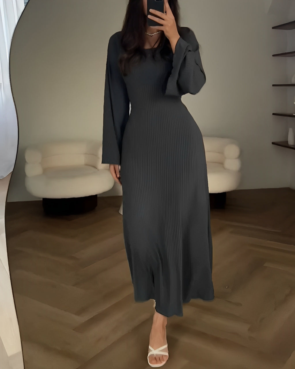 OLIVIA™ | Elegante Gebreide Maxi Jurk