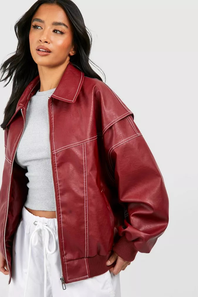 DANISHA™ | Oversized Leren Jas