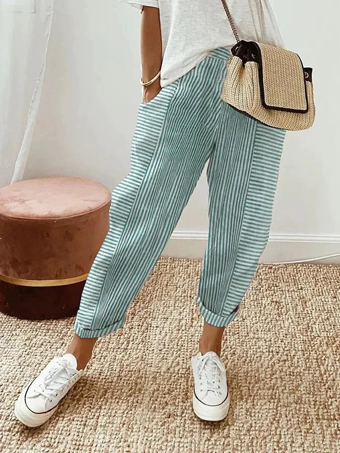 LAYLA™ | Gestreepte Broek