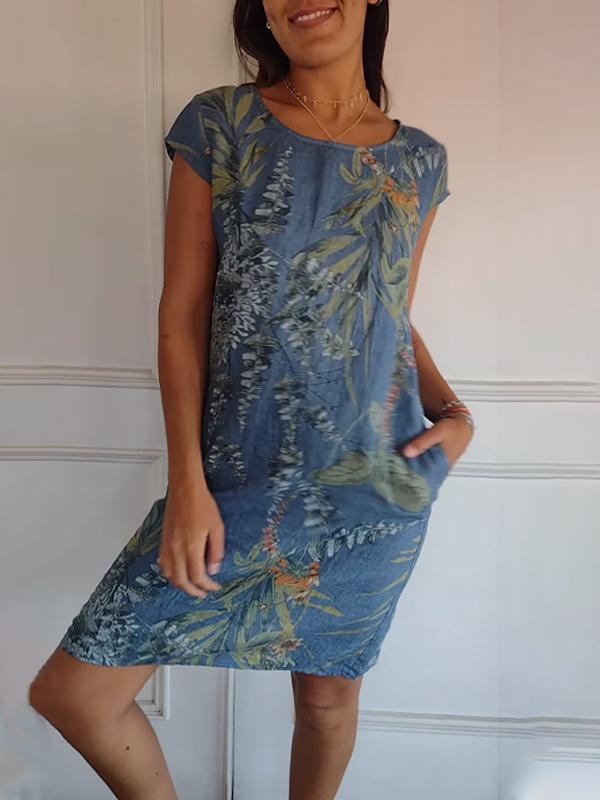 ANNETTE™ | Comfortabele Jurk met Ronde Hals