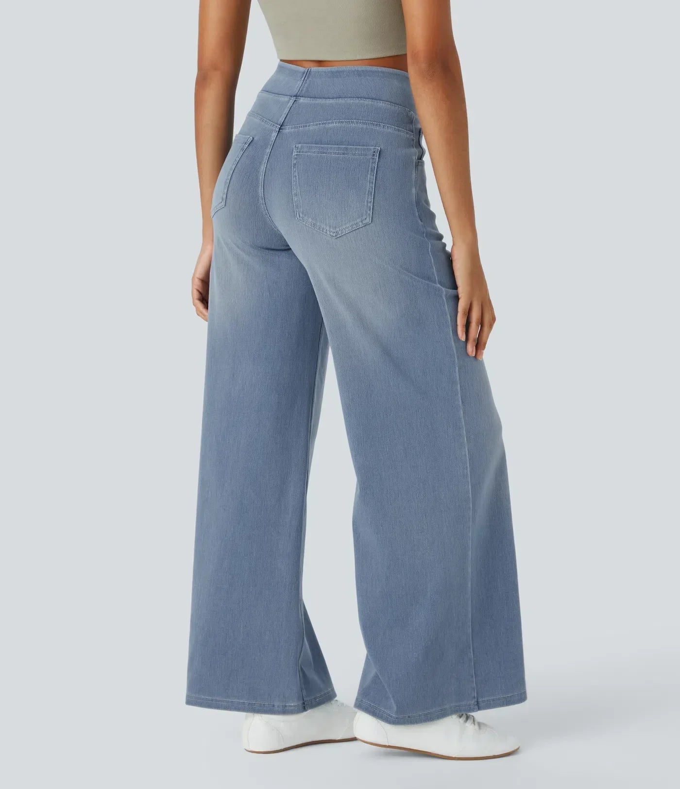 EVA™ | Comfy Elastische Broek met Hoge Taille
