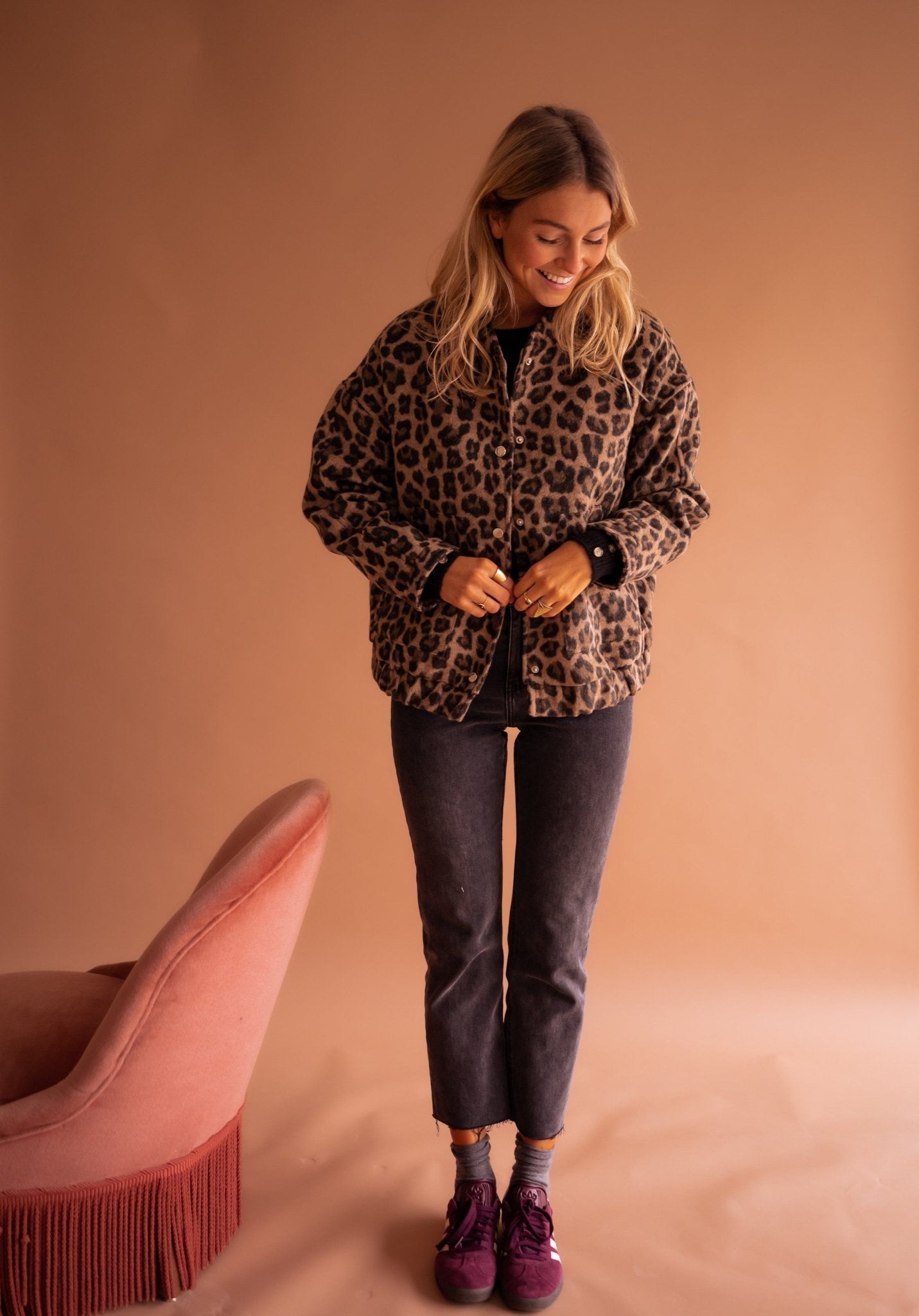 SILVA™ | Trendy Jasje met Luipaardprint