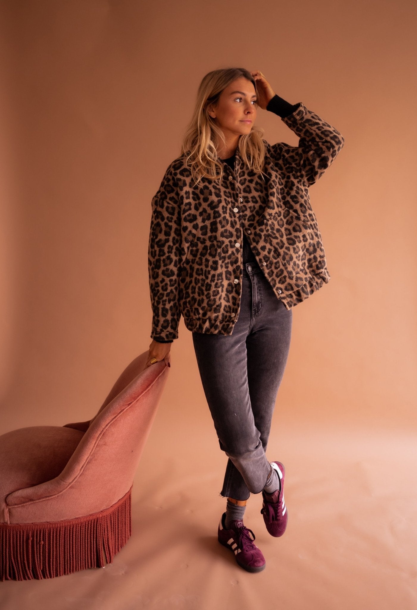 SILVA™ | Trendy Jasje met Luipaardprint