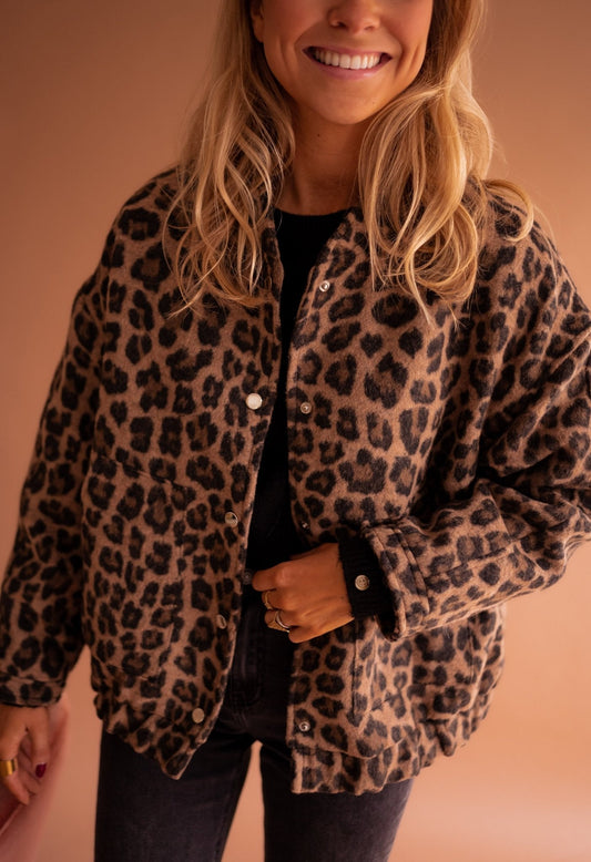 SILVA™ | Trendy Jasje met Luipaardprint