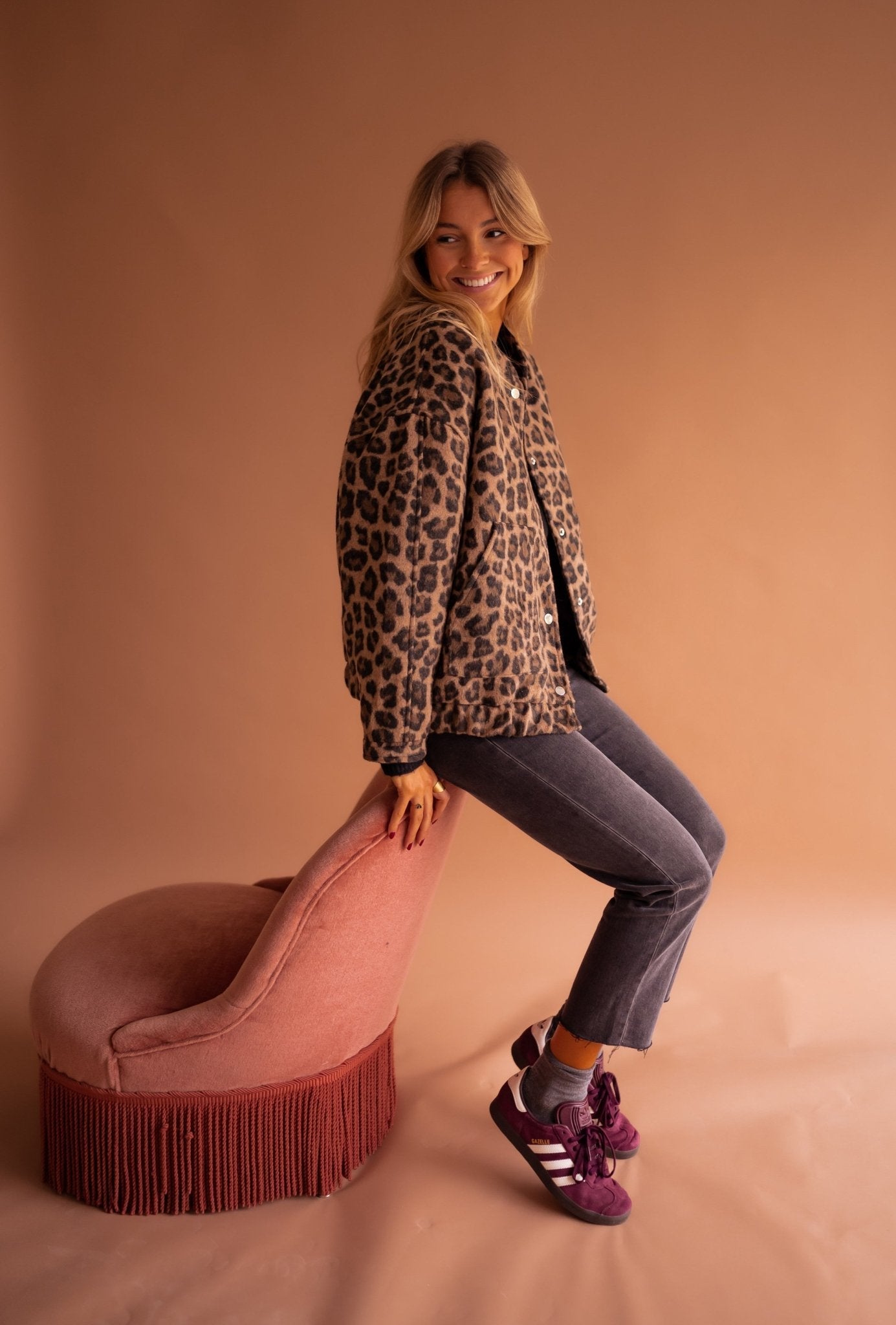 SILVA™ | Trendy Jasje met Luipaardprint