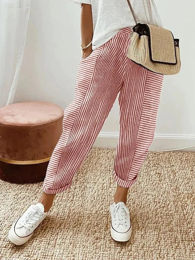 LAYLA™ | Gestreepte Broek
