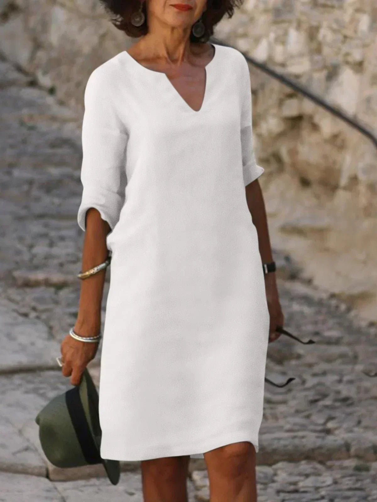 JOLIEN™ | Elegante jurk met V-hals