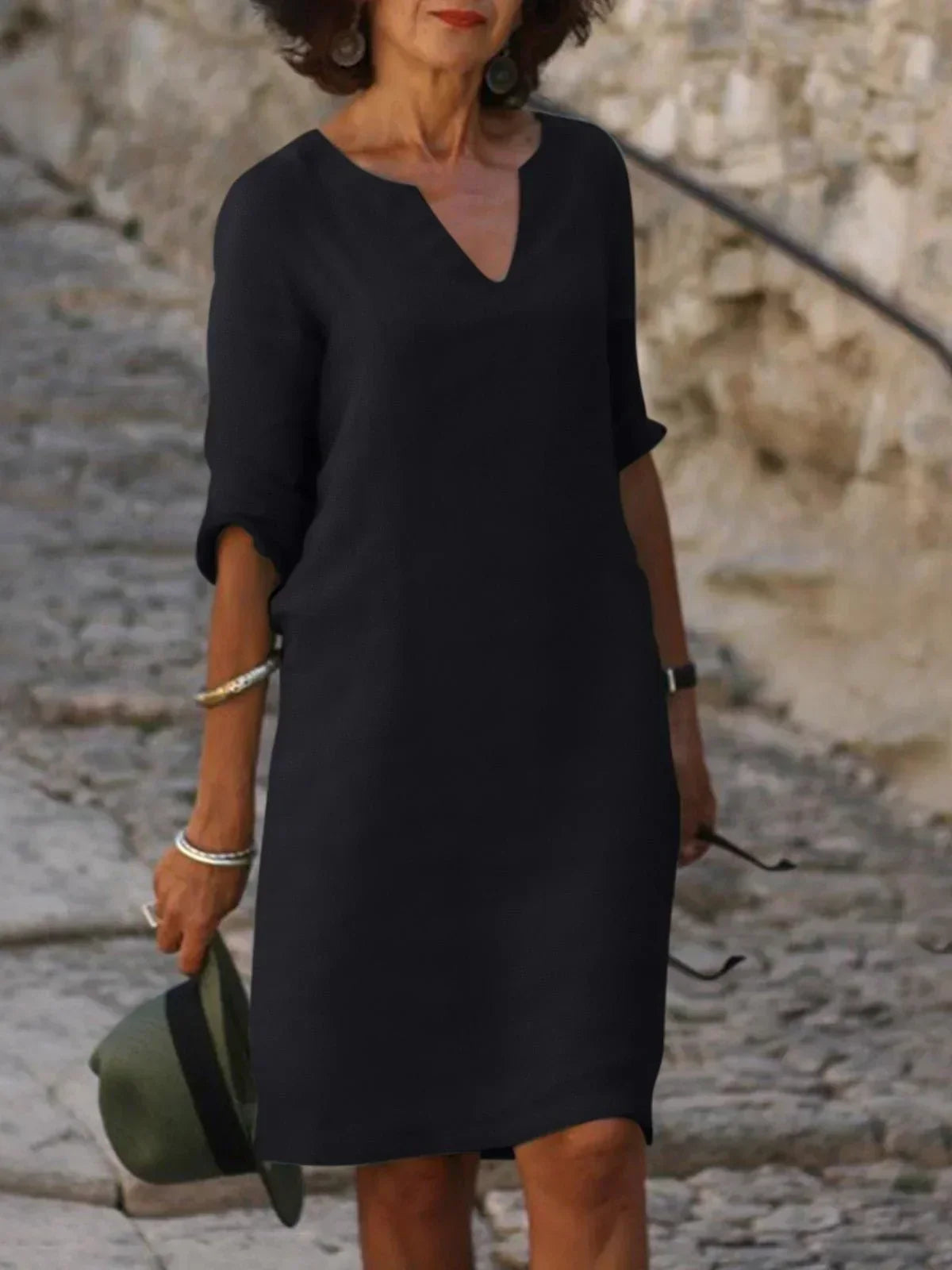 JOLIEN™ | Elegante jurk met V-hals
