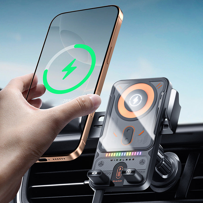 Veloxar™ | 2-in-1 Draadloze Auto Telefoonhouder