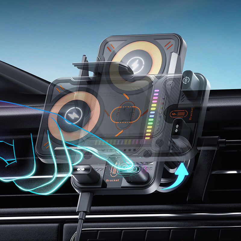 Veloxar™ | 2-in-1 Draadloze Auto Telefoonhouder