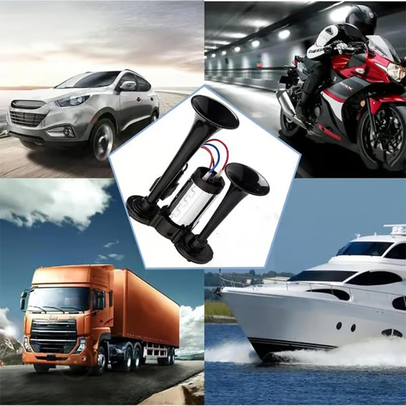 Hendrik™ | Luchthoorn met Treingeluid voor Auto en Vrachtwagen